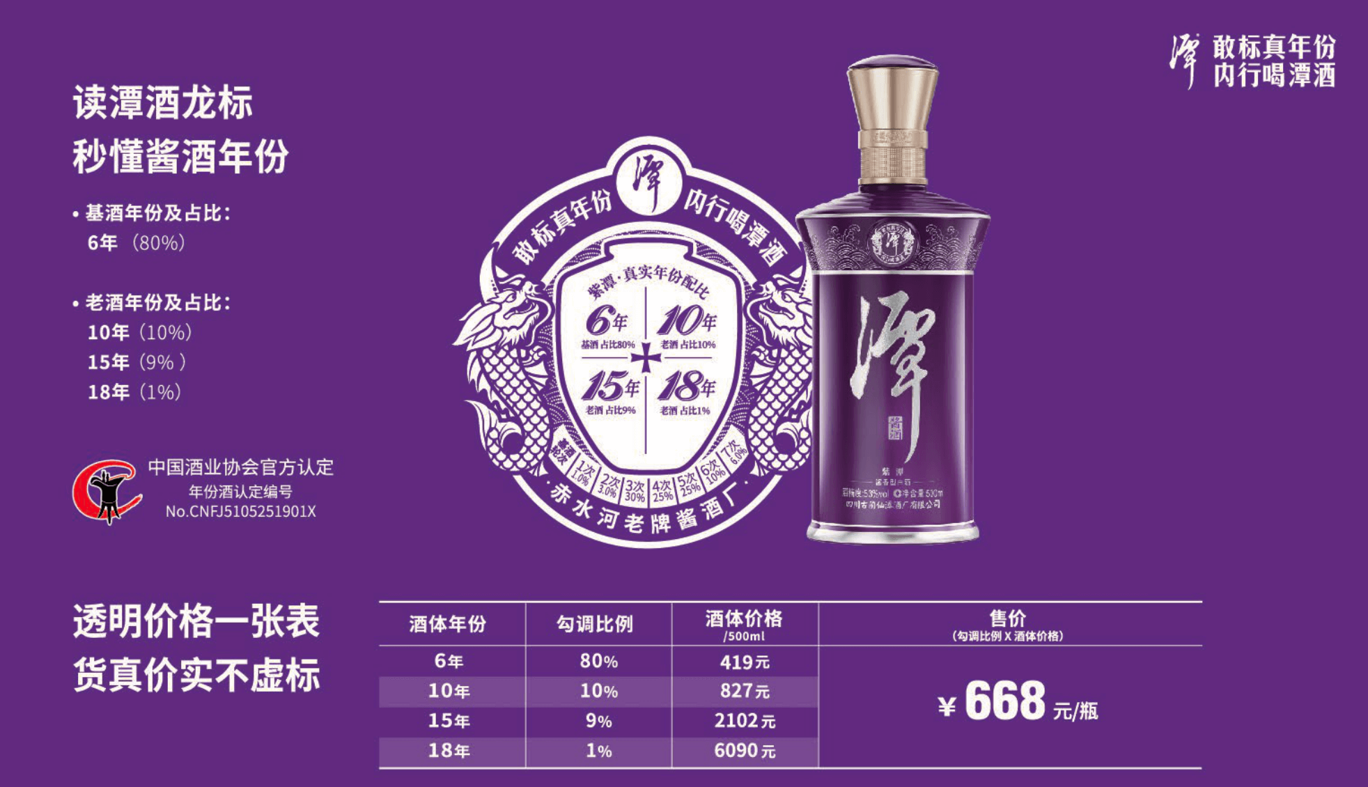 潭酒紫潭價(jià)格